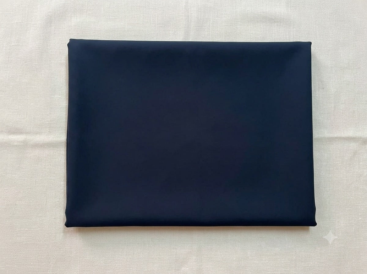 Navy Blue Wash & Wear Fabric| Men's Unstitched Suit