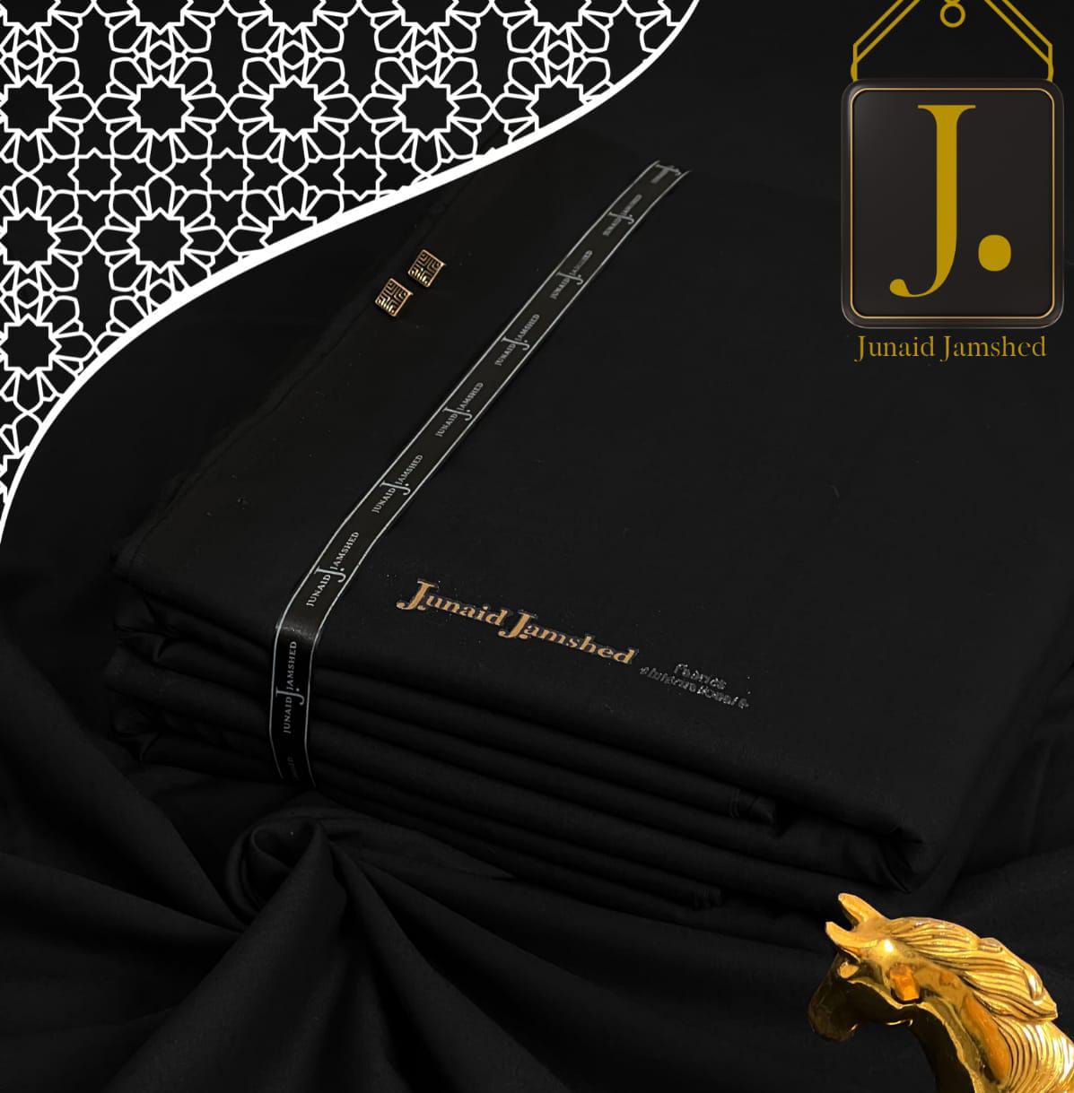 J. Premium Black Wash & Wear Suit for Men | Allow to Open Parcel