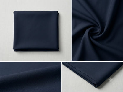 Navy Blue Wash & Wear Fabric| Men's Unstitched Suit