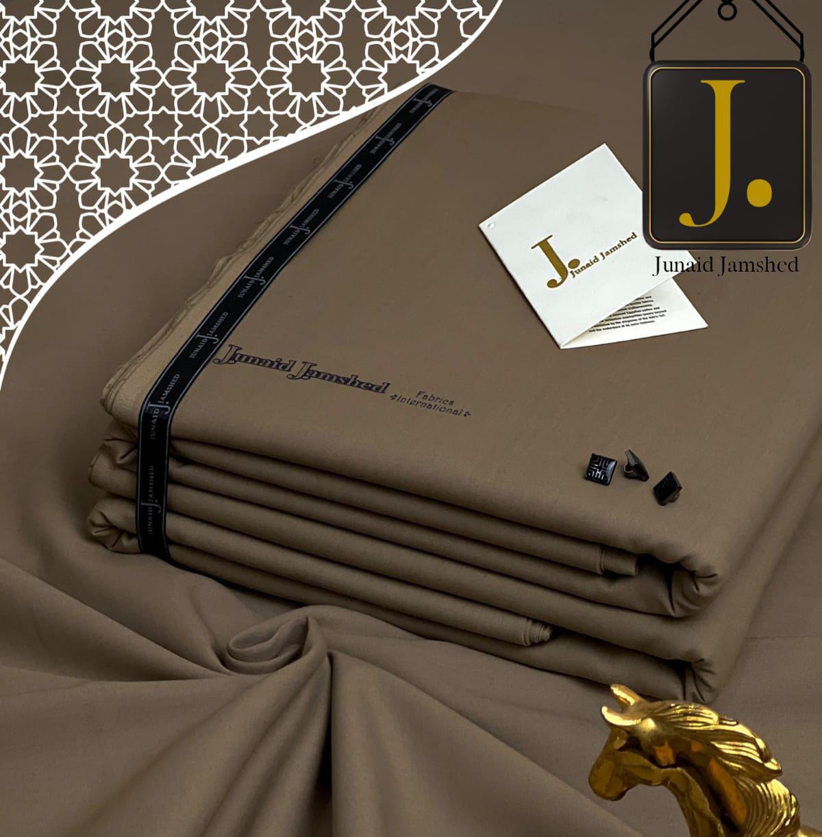J. Premium Coffee Beige Wash & Wear Suit for Men | Allow to Open Parcel