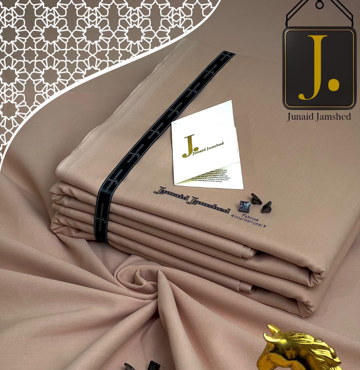 J. Premium Rose Beige Wash & Wear Suit for Men | Allow to Open Parcel