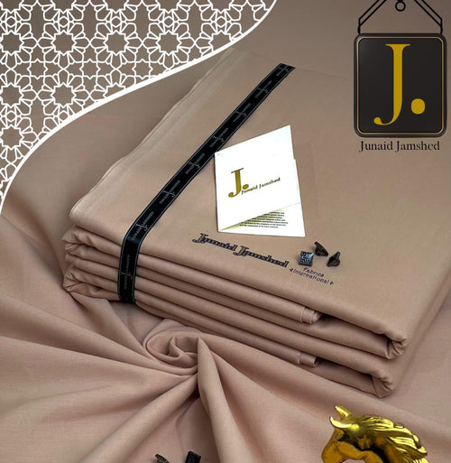J. Premium Rose Beige Wash & Wear Suit for Men | Allow to Open Parcel