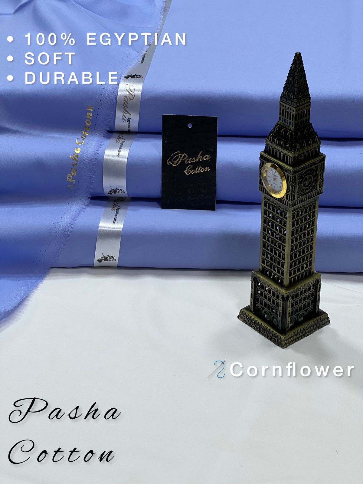 Pasha Cornflower Premium Plus Eggplant Soft Cotton Unstitched Men’s Suit