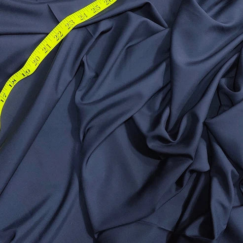 Premium Wash & Wear Fabric | Navy Blue